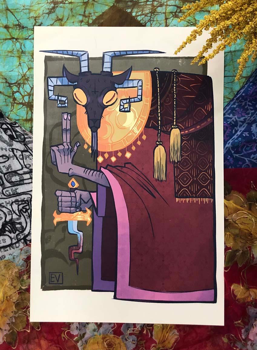  / Digital illustration print by Emma Vines 
