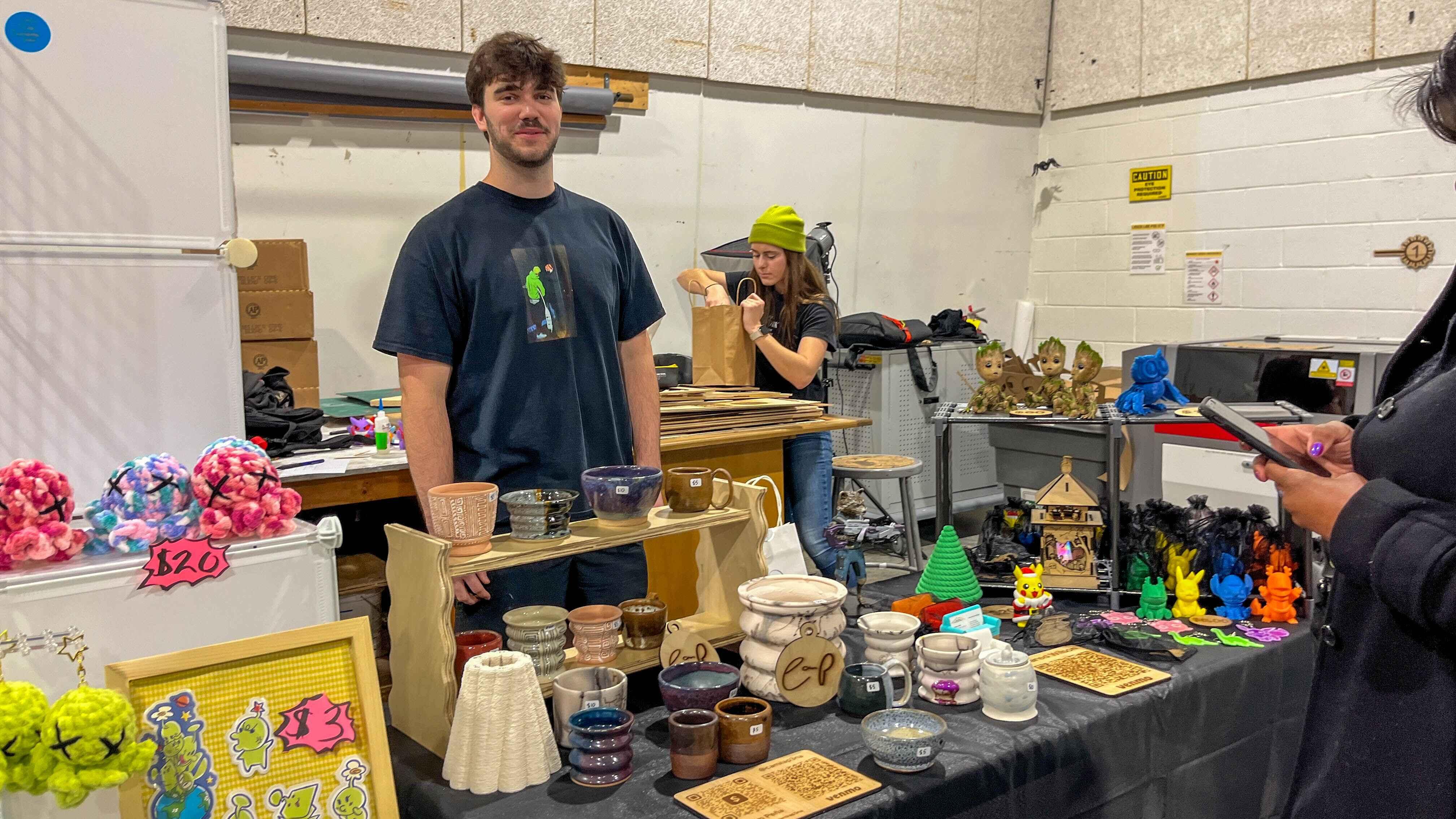  / Holiday Market 2023. Left- Jared Wilson; middle- Kiersten Lange 
