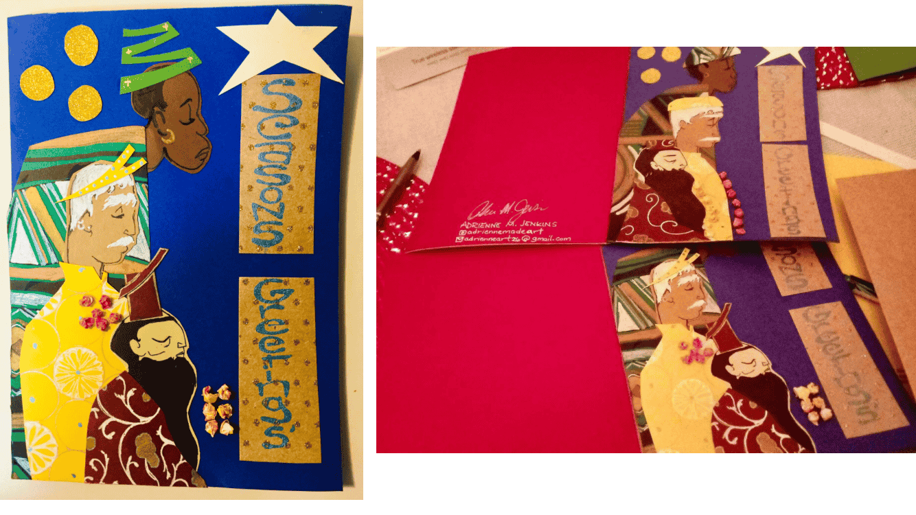  / Paper card by Adrienne Jenkins 
