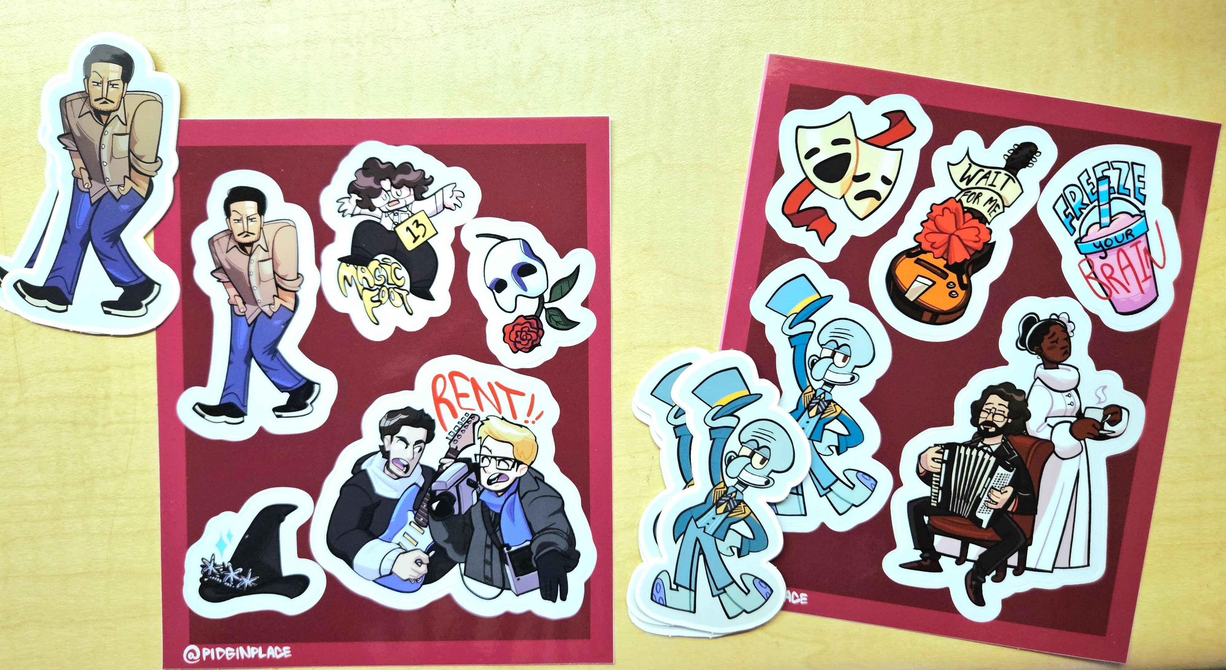  / Stickers by Quincy Saunders 
