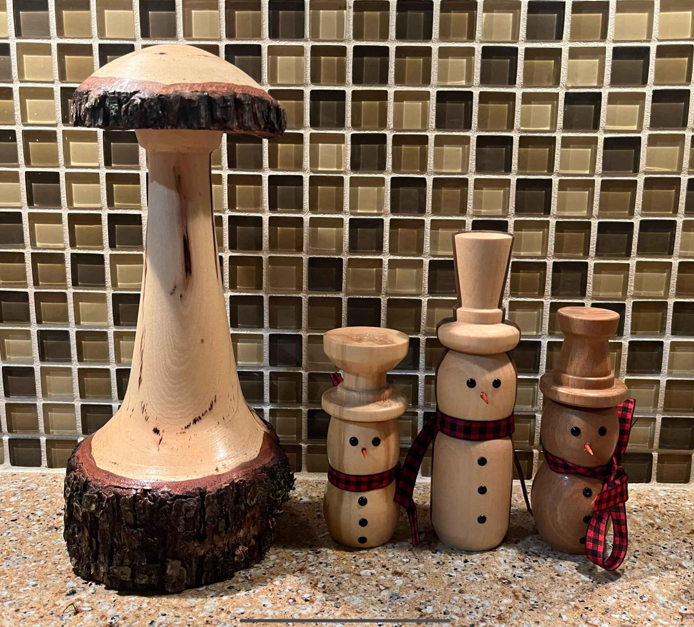  / Wooden figurines by Katie Clark 
