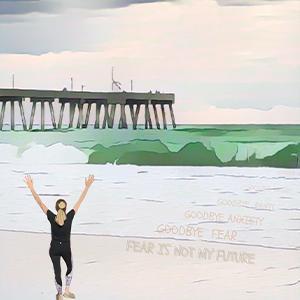 Goodbye Fear / Goodbye Fear (2024). Digital Art: Photos taken with Canon 5D Mark IV and manipulated with Canva and remove.bg  