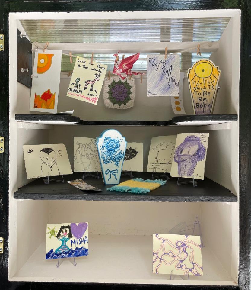 Sarah Sanders - Image 2  / Free Little Art Gallery after a gallery pop-up at a local park, July 2025  