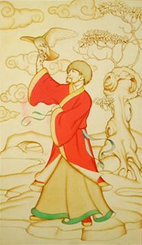  / Athos Menaboni, Chinese Man, c. 1930. Mixed media on illustration board; 20 x 15 in. (50.8 x 38.1 cm). Gift of D. Russell Clayton, 2007.1.9. 
