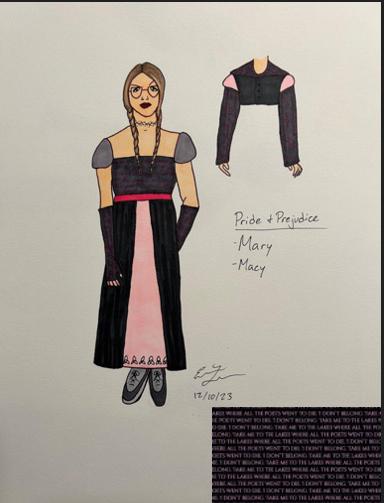 Mary; sketch by Emily Sinatra  / Mary; sketch by Emily Sinatra 