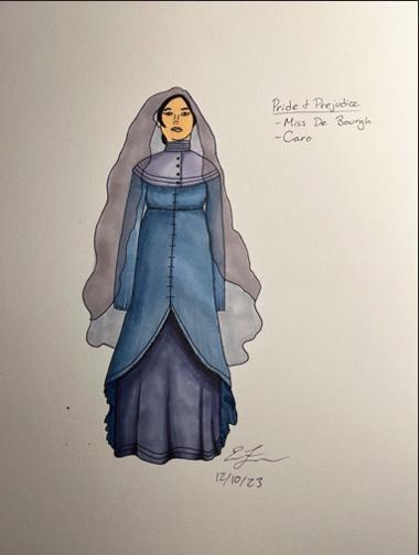 Miss De Bourgh; sketch by Emily Sinatra  / Miss De Bourgh; sketch by Emily Sinatra 