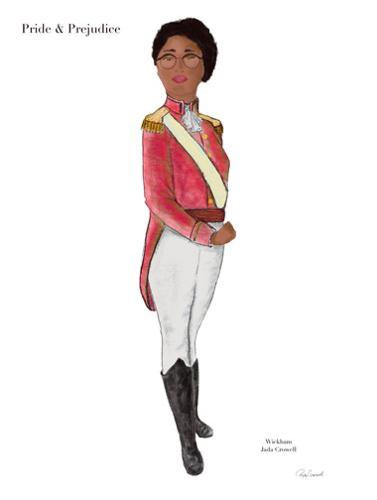 Mr. Wickham; sketch by Ricky Greenwell  / Mr. Wickham; sketch by Ricky Greenwell 