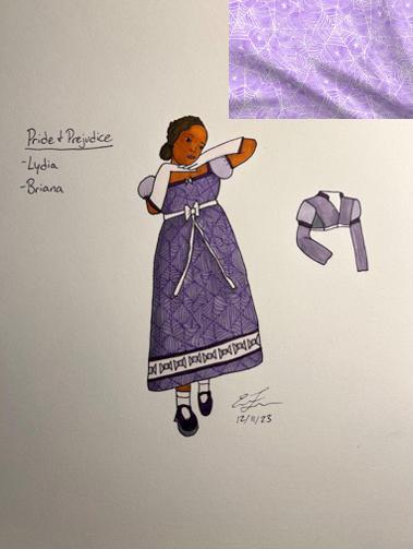 Lydia; sketch by Emily Sinatra  / Lydia; sketch by Emily Sinatra 