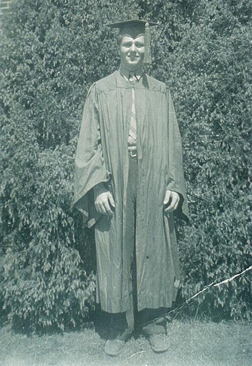  / Robert "Bob" Geer, High School Graduation, 1941.  
