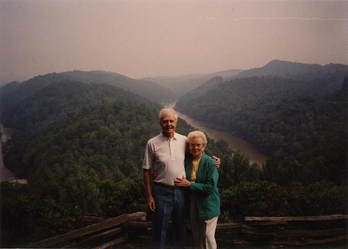  / Bob and Mary Geer in West Jefferson, NC, 1989.  
