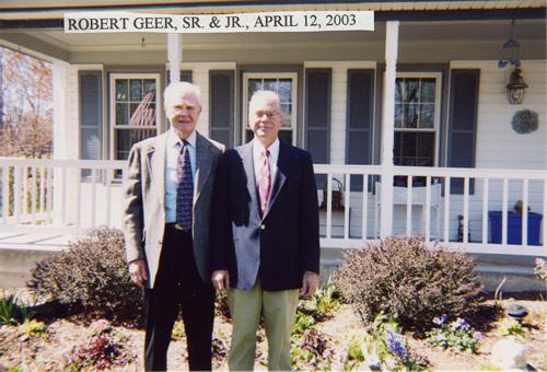  / Bob Geer and Robert, Jr., 2003.  
