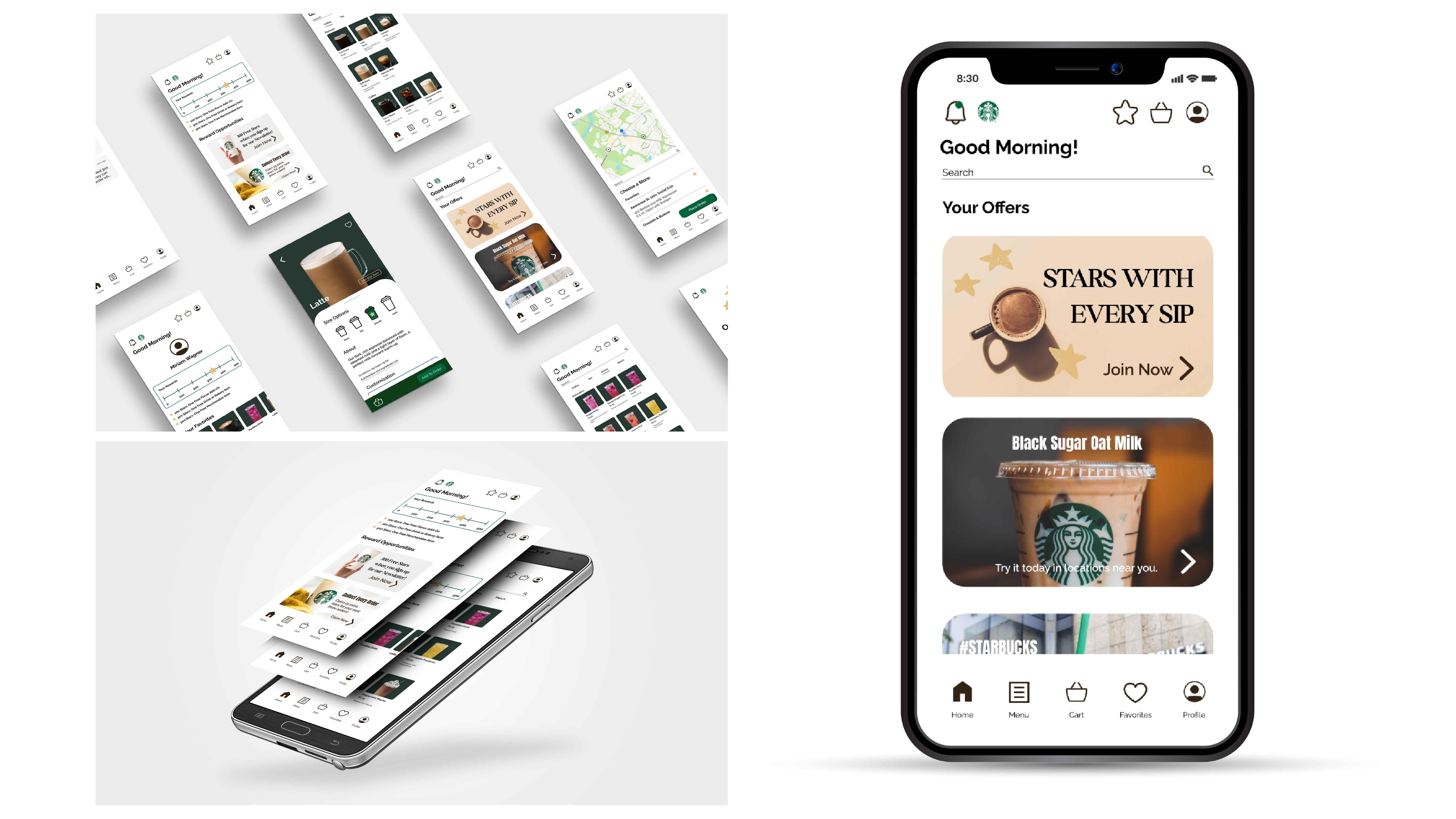  / Miriam Wagner, "Starbucks App Redesign,"App”, 2023 
