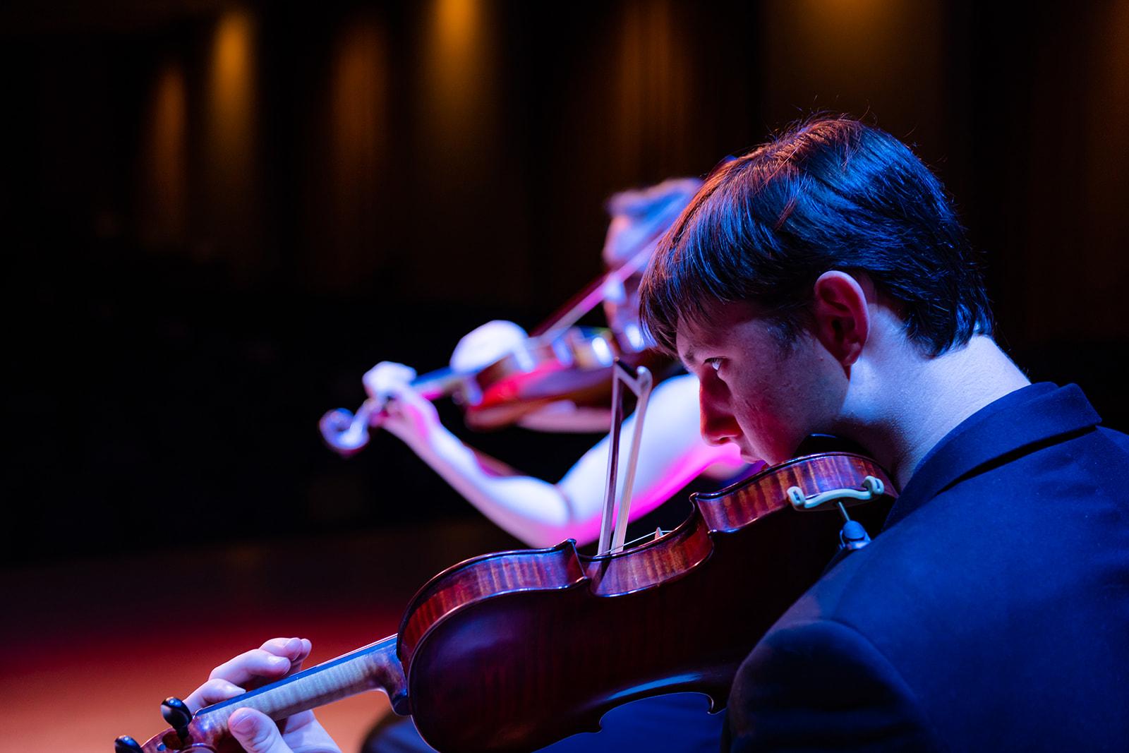 KSU's String Area 2023 convert, where violin players and talented musicians took the stage / 