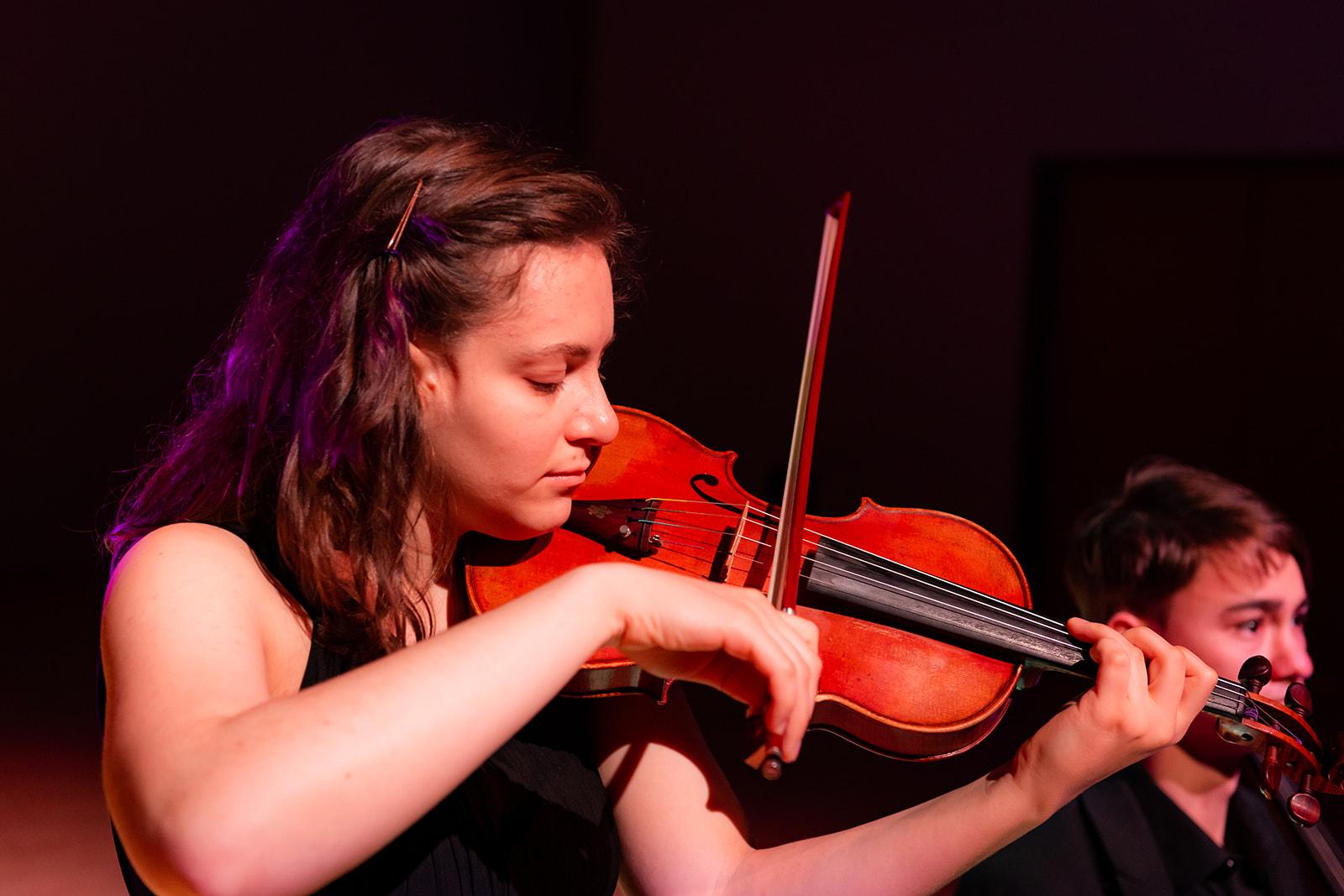 KSU's String Area 2023 convert, where violin players and talented musicians took the stage / 