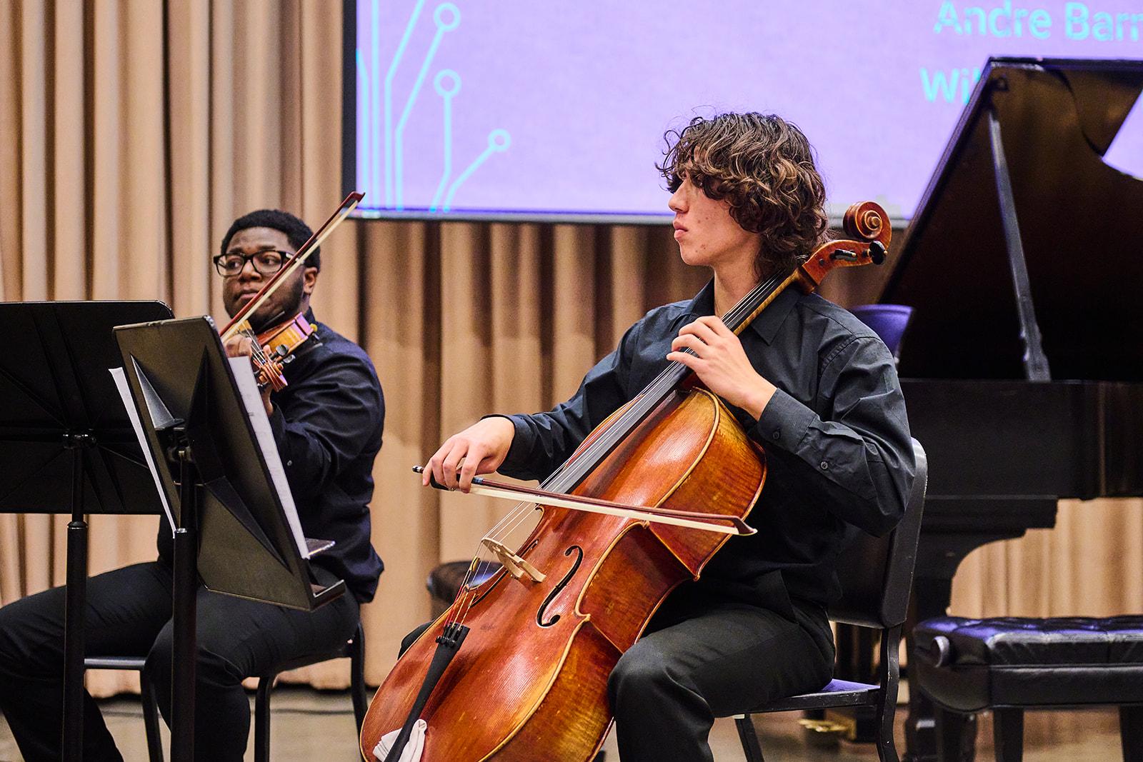 KSU's String Area 2023 convert, where violin players and talented musicians took the stage / 