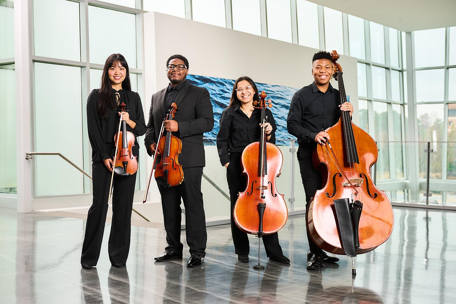 KSU's String Area 2023 convert, where violin players and talented musicians took the stage / 