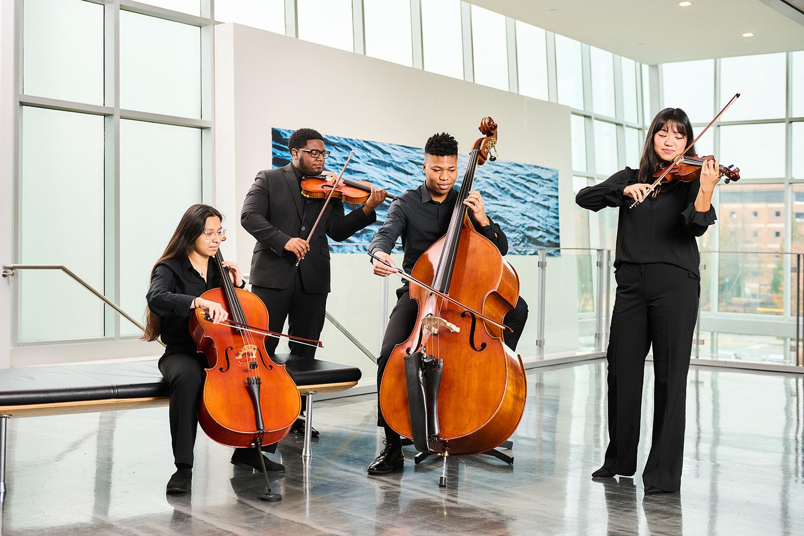 KSU's String Area 2023 convert, where violin players and talented musicians took the stage / 