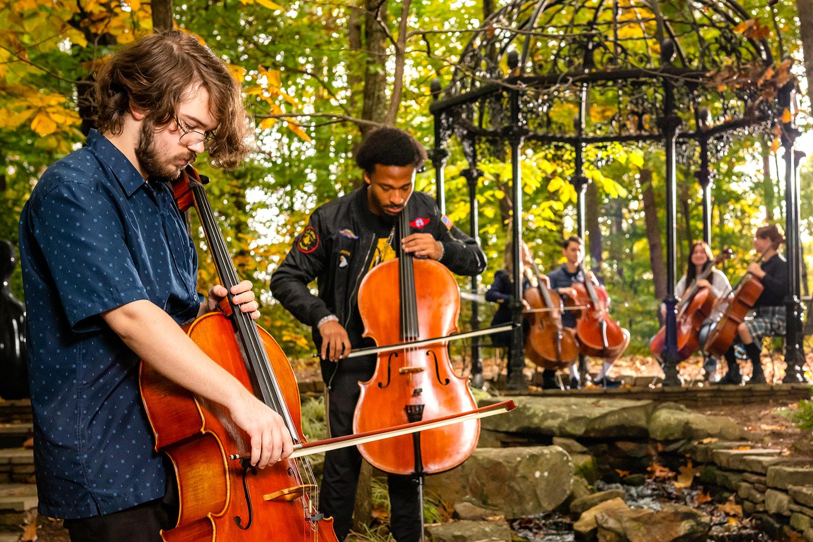 KSU's String Area 2023 convert, where violin players and talented musicians took the stage / 