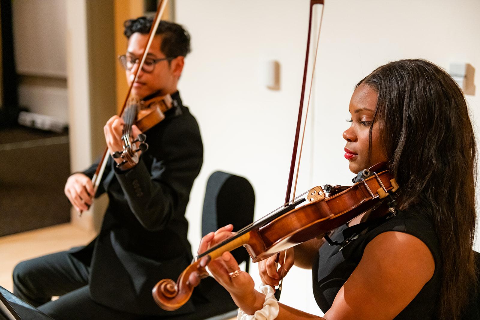 KSU's String Area 2023 convert, where violin players and talented musicians took the stage / 