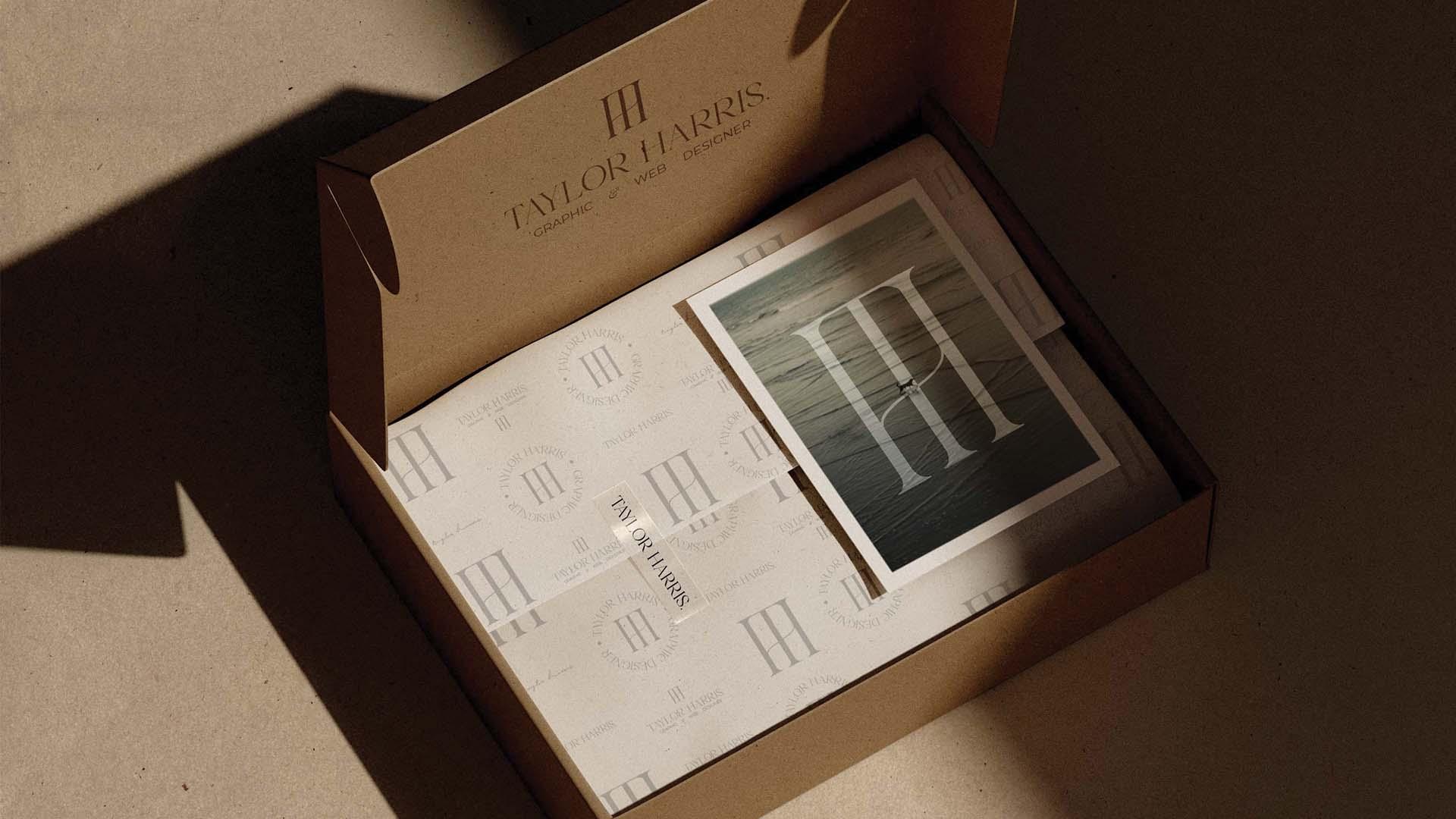 Taylor Harris Logo  / “Taylor Harris Logo,” logo design, submitted as vector, 2024. This logo is meant to hold a sense of elegance while being professional. 