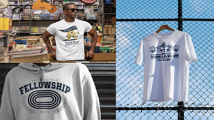 Fellowship t-shirts  / "Fellowship t-shirts," t-shirt design, 2023. T-shirt designs for varius events at Fellowship Christian School. 