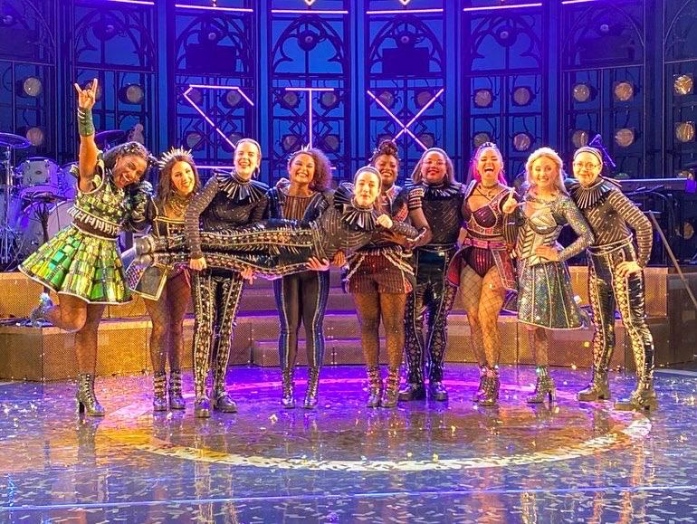  / Anne Boleyn in "Six"- photo courtesy of L’Oréal Roaché 
