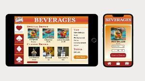 Bros & Brews Brochure  / “Bros & Brews Brochure,” Brochure, 12x7 inch, 2022. Brochure for a fictional restaurant that displays the menu, locations, and specialties 