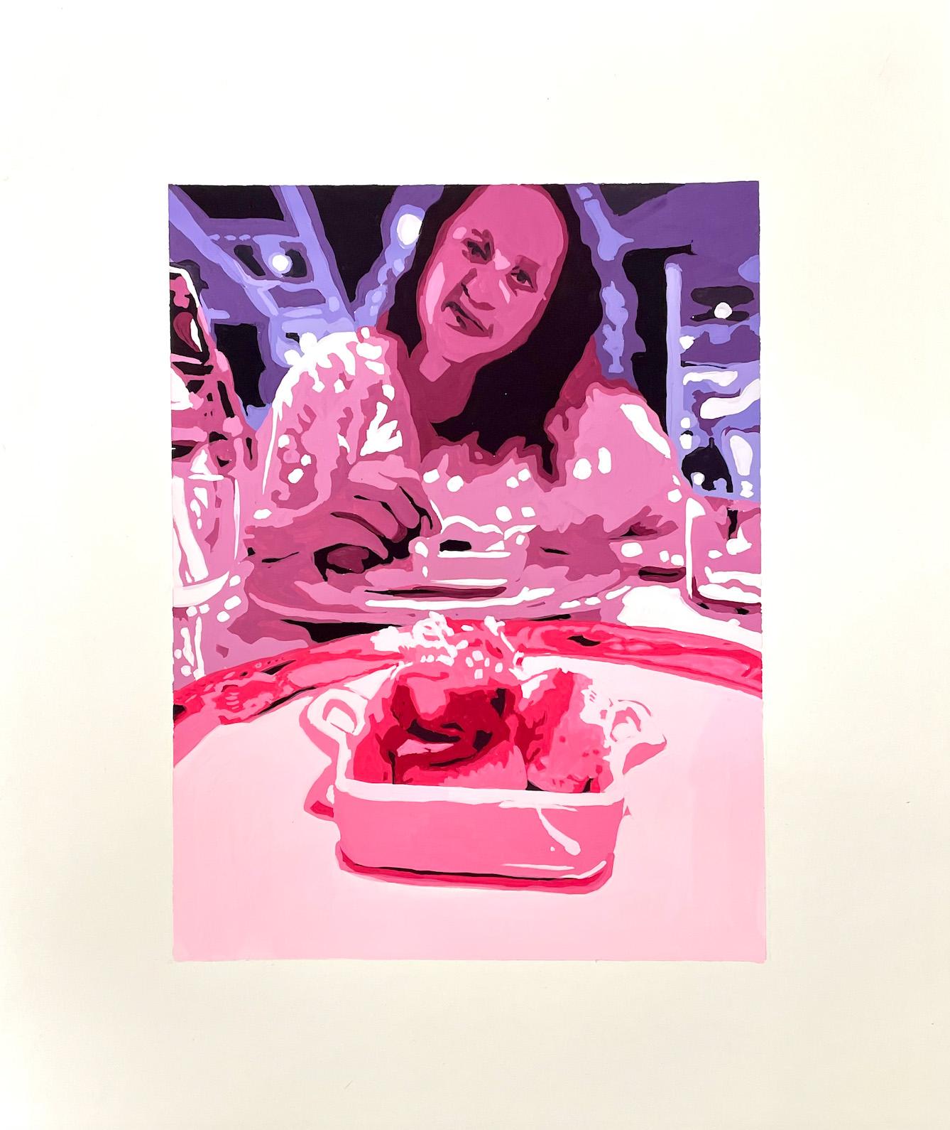 Brooke Wendorf  / Brooke Wendorf - Analogous Painting - 17x14 Gouache on Bristol Board 2023 