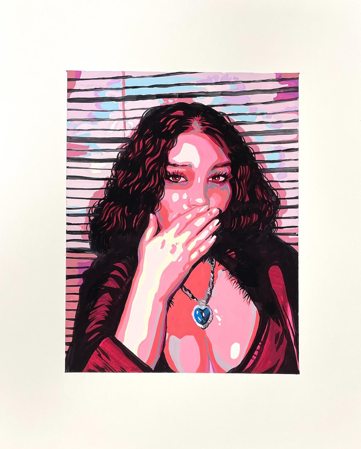 Brooke Wendorf  / Brooke Wendorf - Take Two #2 - 17x14 Gouache on Bristol Board 2023 
