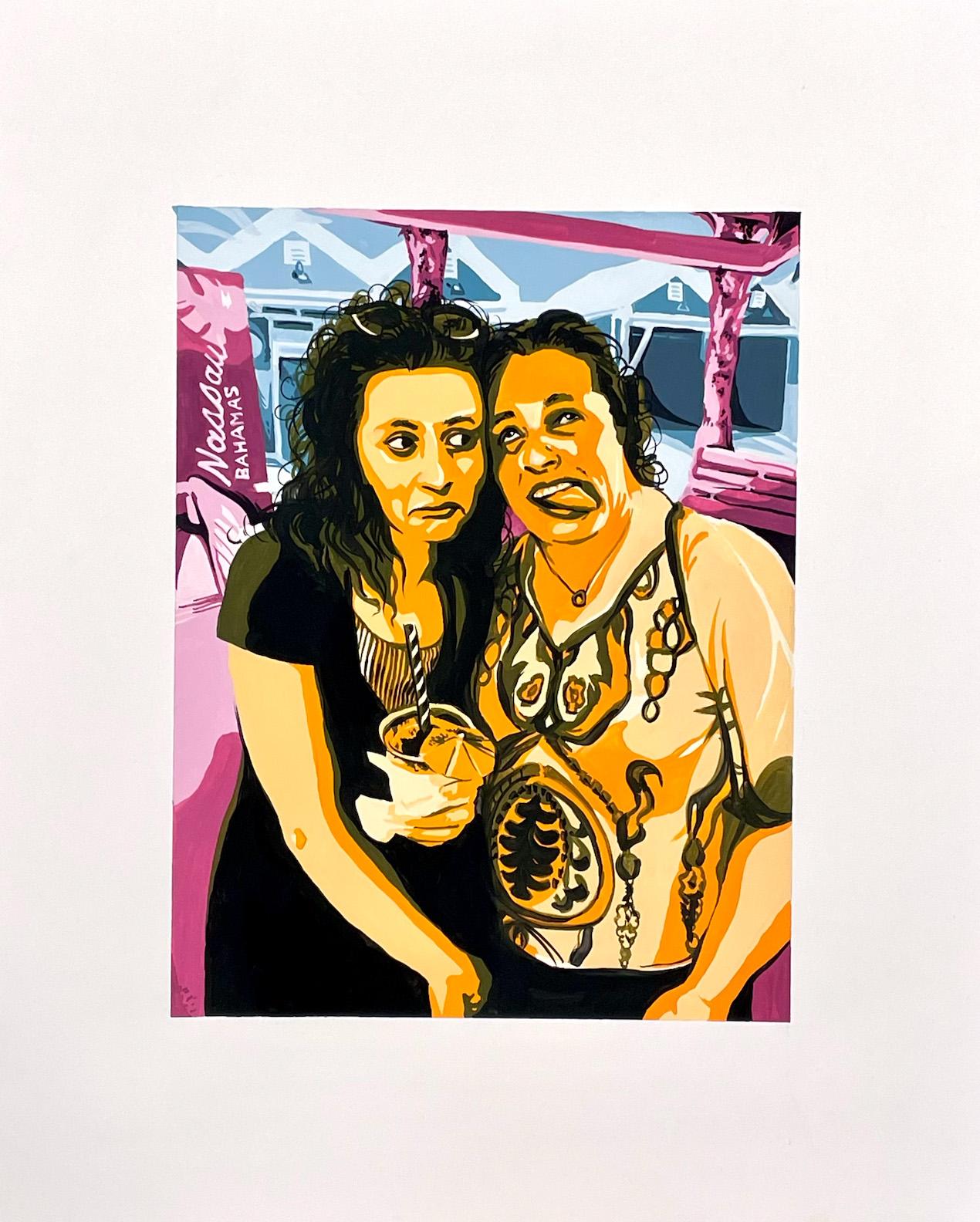 Brooke Wendorf  / Brooke Wendorf - Split-Complimentary Painting - 17x14 Gouache on Bristol Board 2023 