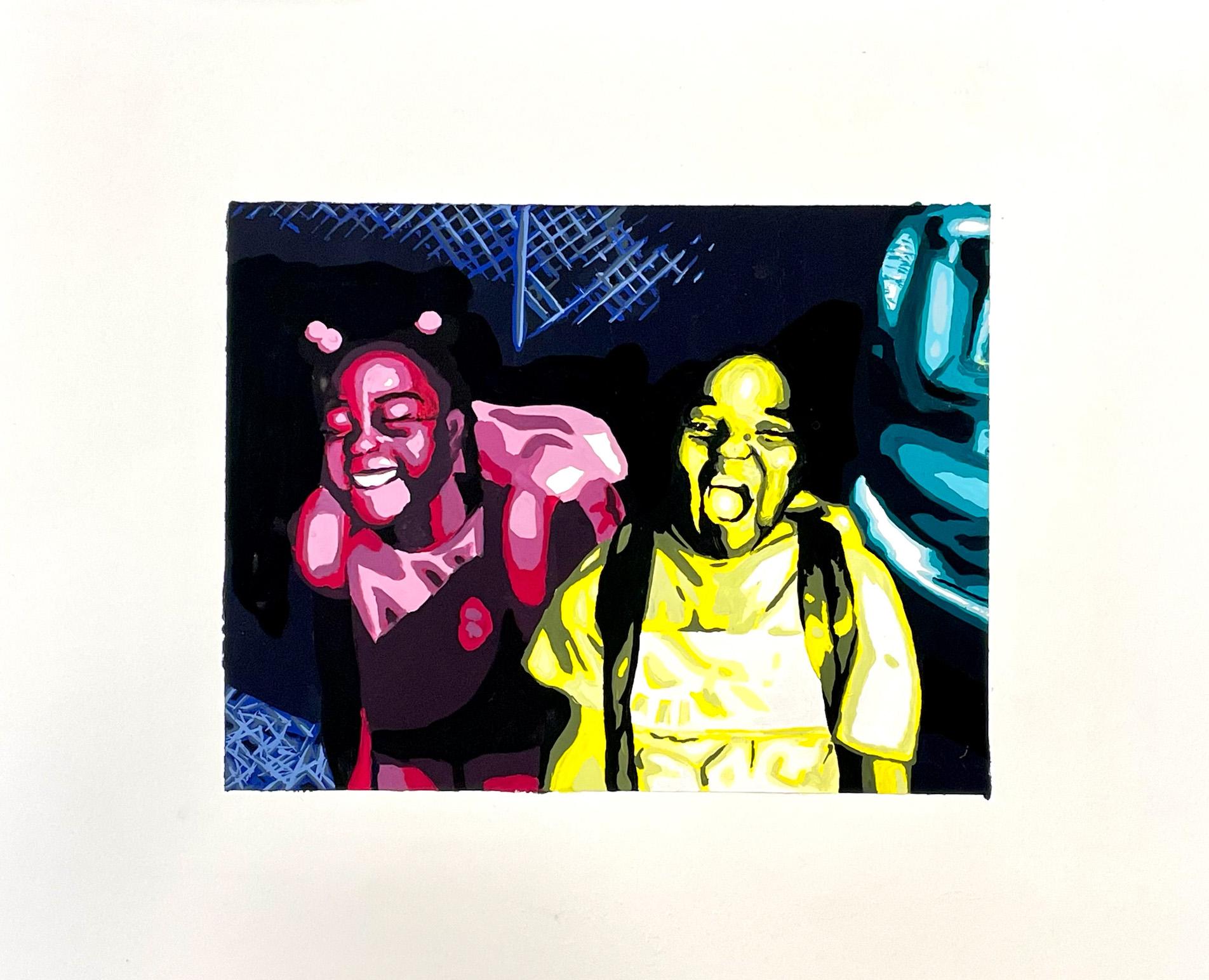 Keyvia Mack  / Keyvia Mack - Tetrad Painting - 17x14 Gouache on Bristol Board 2023 