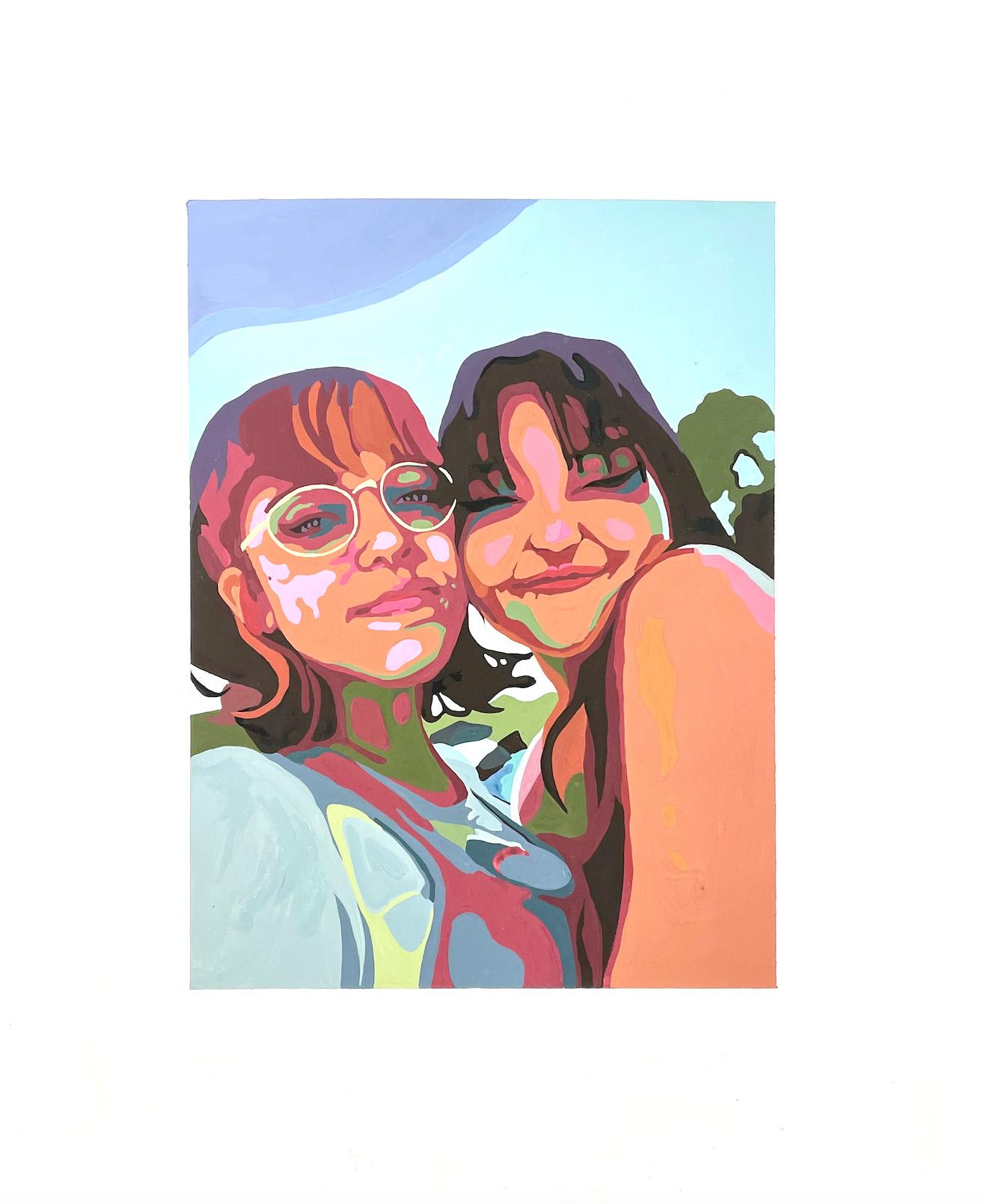 Hannah Parcero  / Hannah Parcero - Take Two #1 - 17x14 Gouache on Bristol Board 2023 