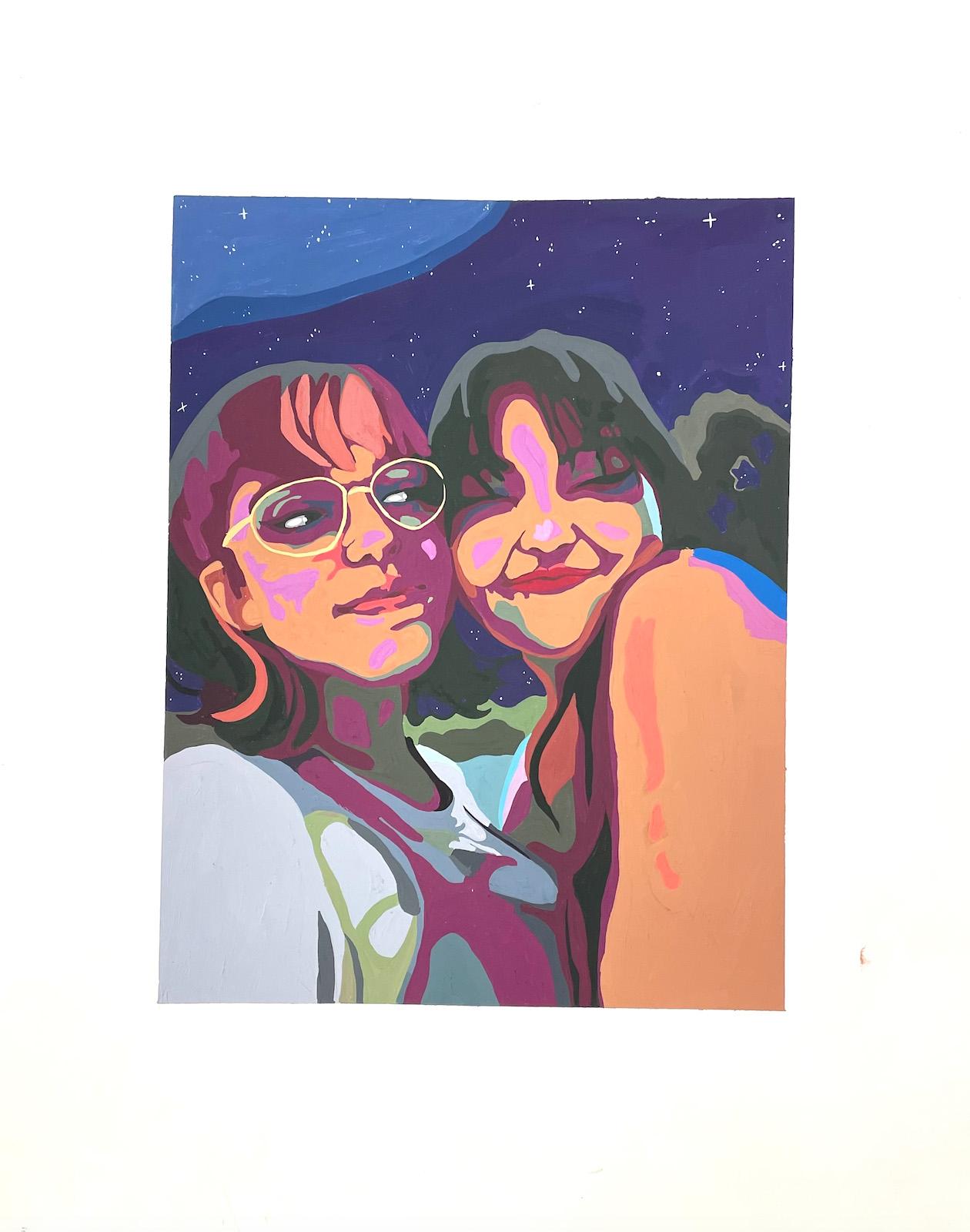 Hannah Parcero  / Hannah Parcero - Take Two #2 - 17x14 Gouache on Bristol Board 2023 