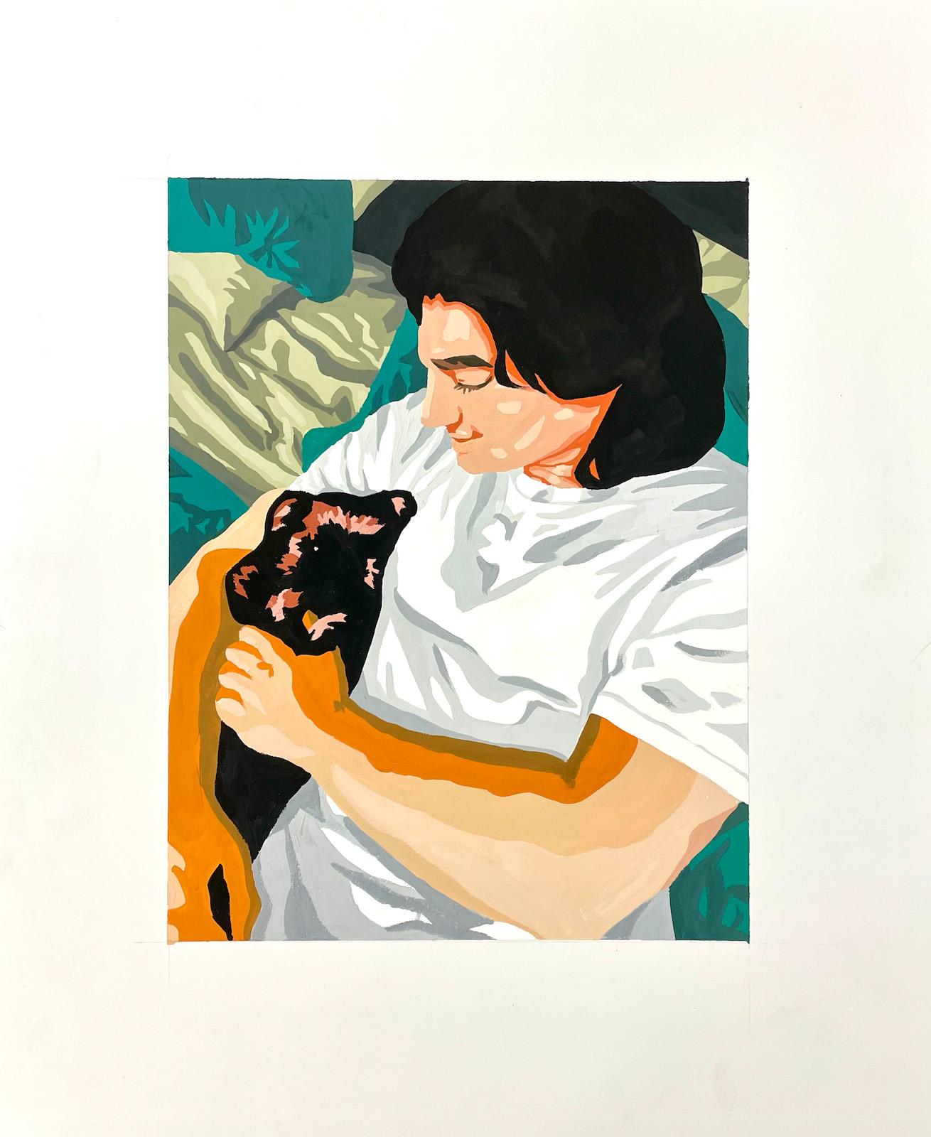 Emma Long  / Emma Long - Take Two #1 - 17x14 Gouache on Bristol Board 2023 