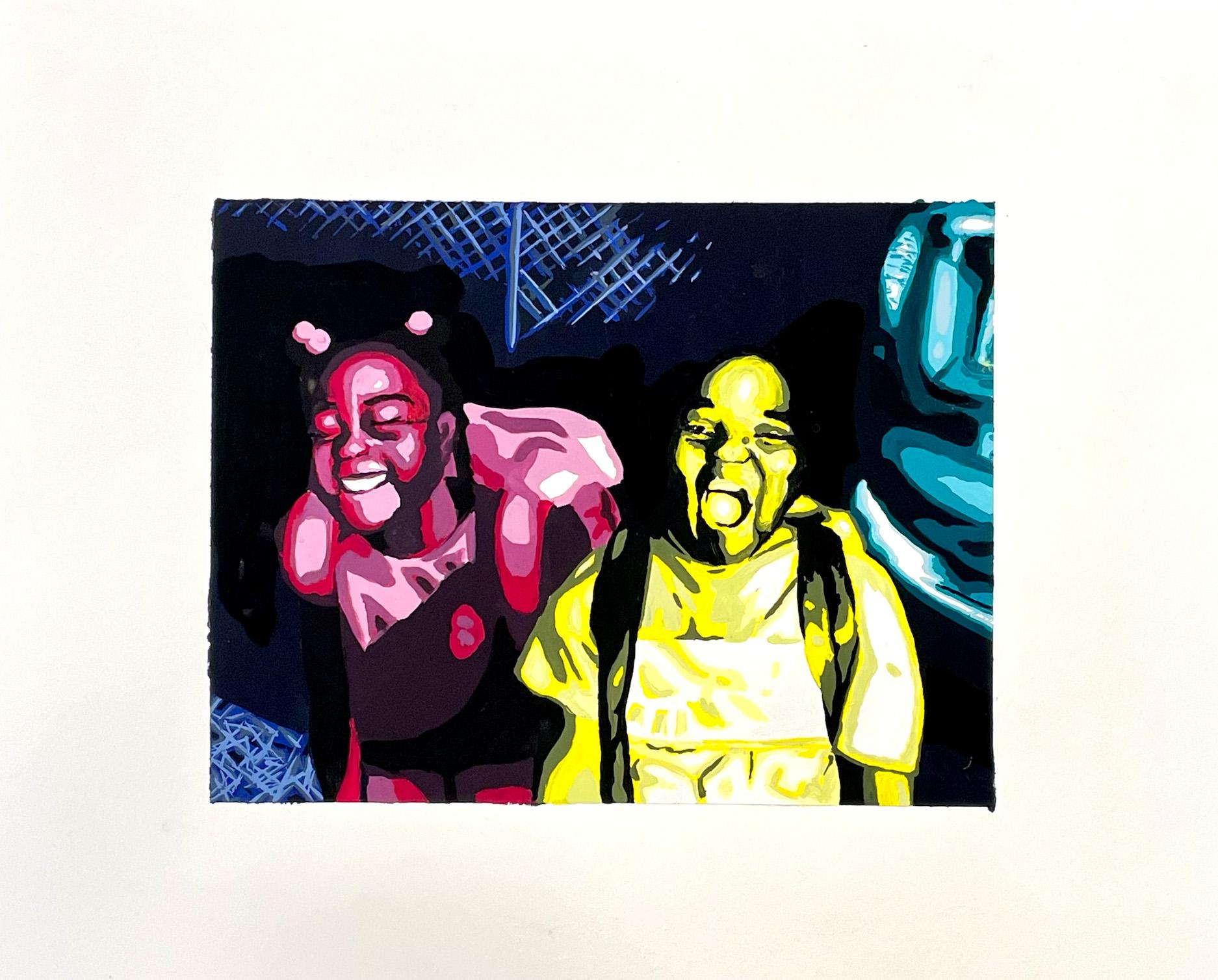 Keyvia Mack  / Keyvia Mack - Tetrad Painting - 17x14 Gouache on Bristol Board 2023 