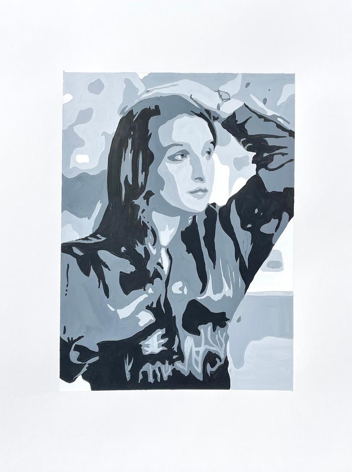 Lotus Schwarz  / Lotus Schwarz - Analogous Painting - 17x14 Gouache on Bristol Board 2023 