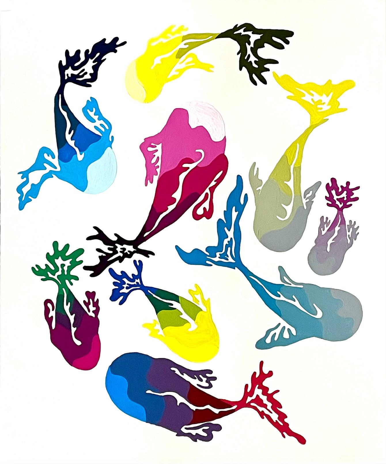 Bella Rache  / Bella Rachel - Attributes of Color - 17x14 Gouache on Bristol Board 2023 