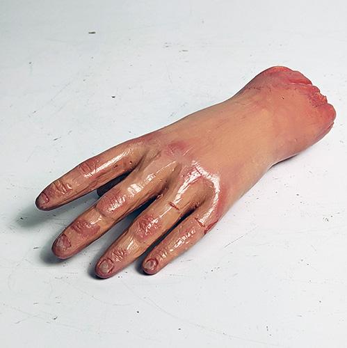 Sofia Powell  / Sofia Powell, hand, plaster and shellac, 10x5x3, 2022 