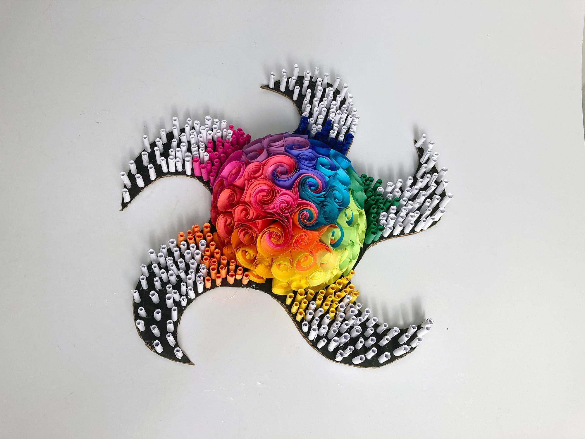 Angelina Vizuete  / Angelina Vizuete, untitled, paper sculpture, dimensions variable, 2022 