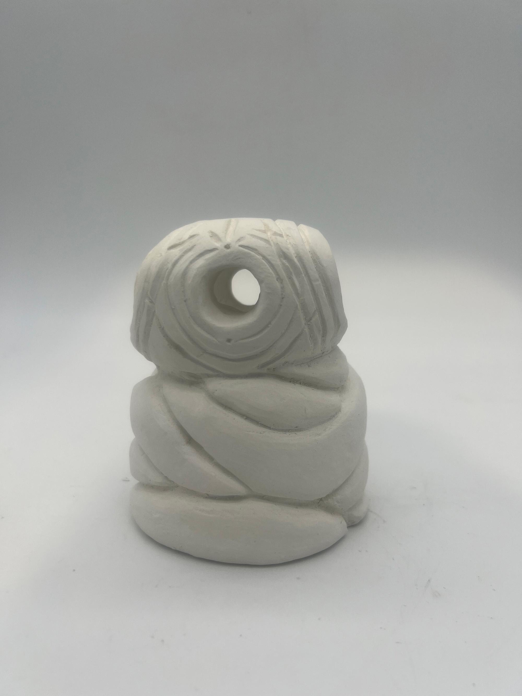 Crystal Richard  / Crystal Richard - Plaster Carving - 6"x3.5"x3.5" completed 2023 