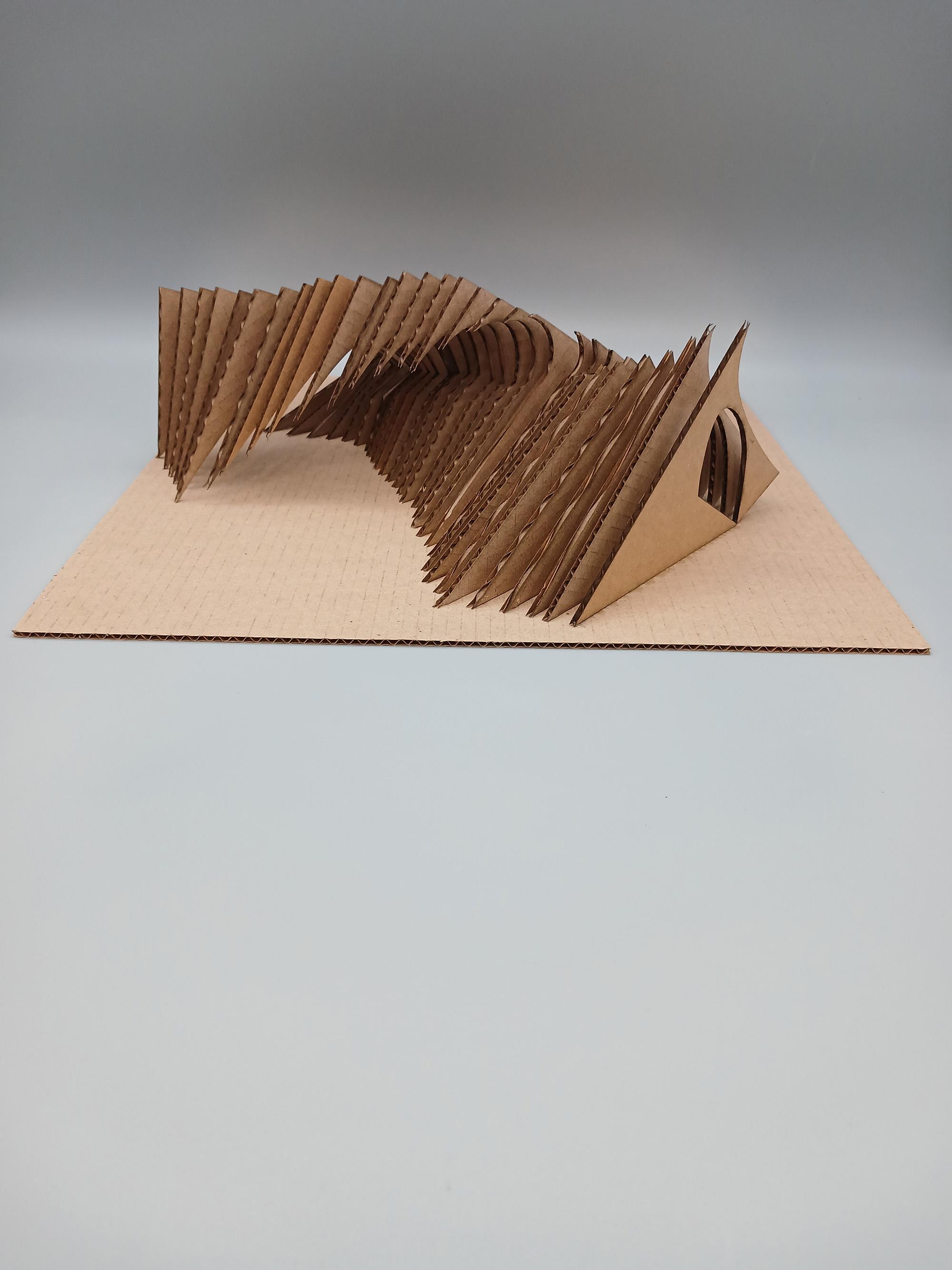 Kenya Small  / Kenya Small - Serial Planes- Cardboard - Completed 2023- Side View 