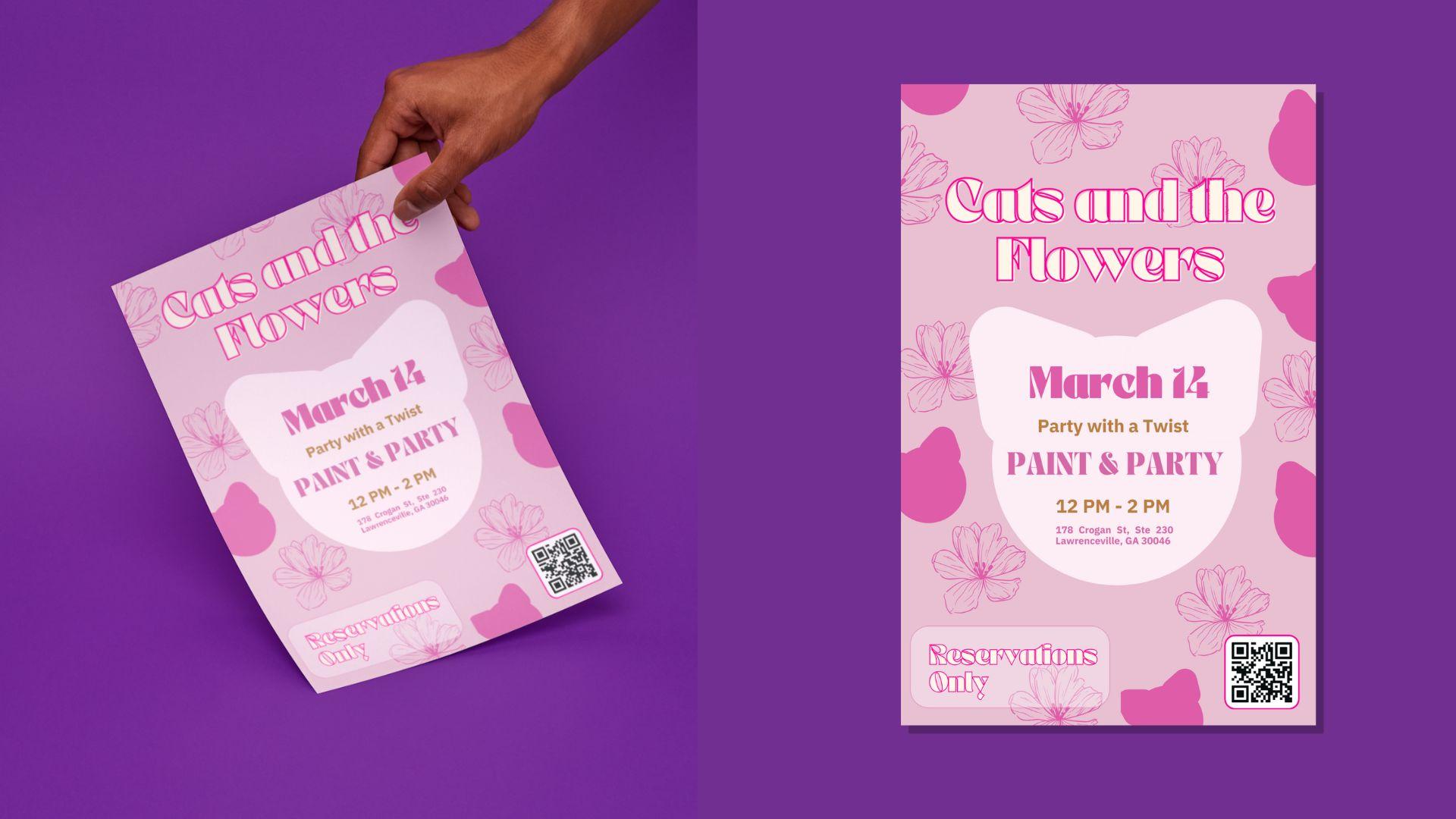 The Cat & the Flowers  / 