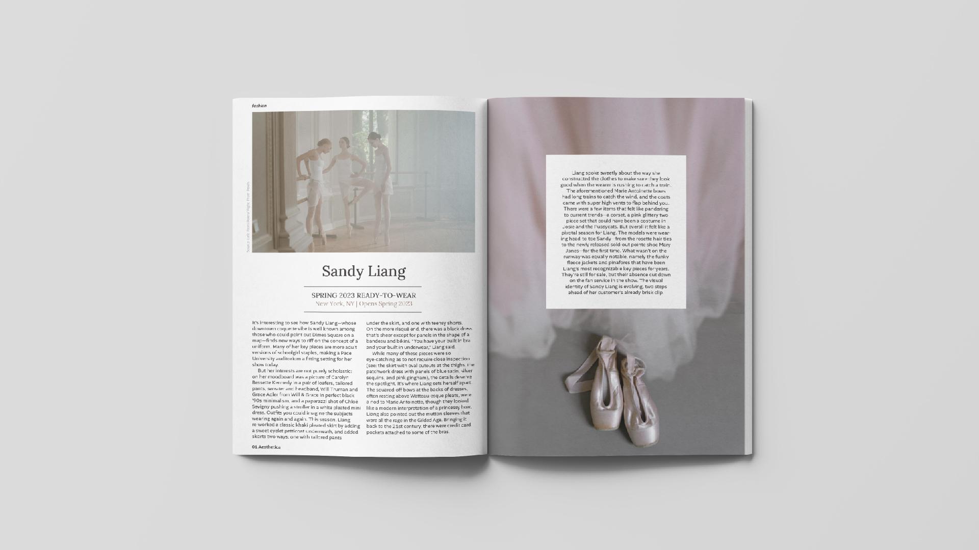 Sandy Liang Spring 2023  / 