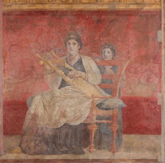 Aether Bosarge - Image 4  / Wall painting from Room H of the Villa of P. Fannius Synistor at Boscoreale. Unknown. 50-40 BCE. Fresco. 1.8 x 1.8 m/6.125’ x 6.125’. Metropolitan Museum of Art, New York, USA.  