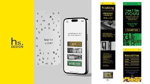 HERBERT SPENCER  / “HERBERT SPENCER,” Digital App, 4.5x9.7 inches, 2023. The Herbert Spencer app is an ode to a great designer. The goal of the project was to create an app featuring an artist of our choice where people can go to find out more of their legacy. 