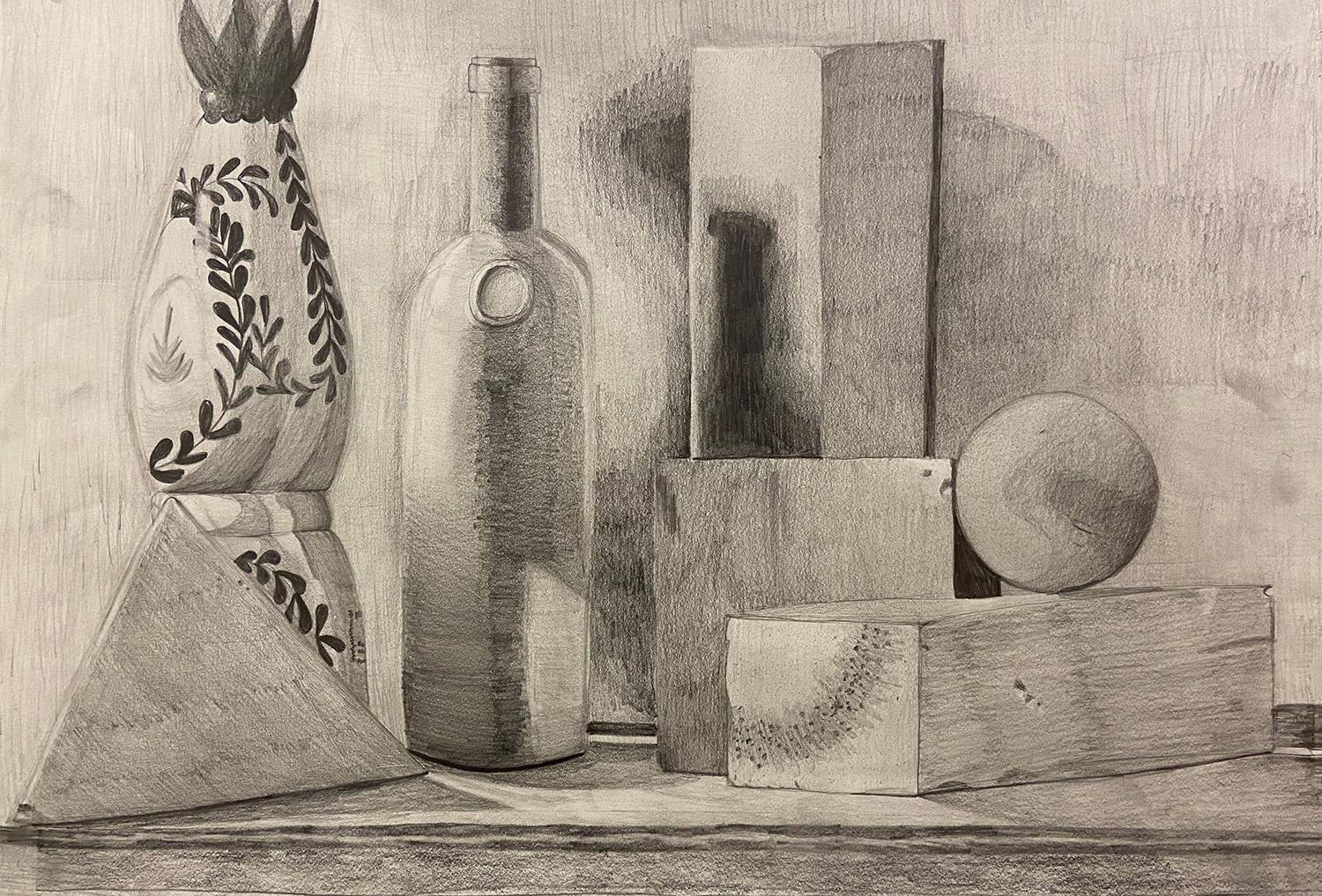 Isabelle Campbell  / Isabelle Campbell, Untitled, 24” x 18”, Graphite, 2023 