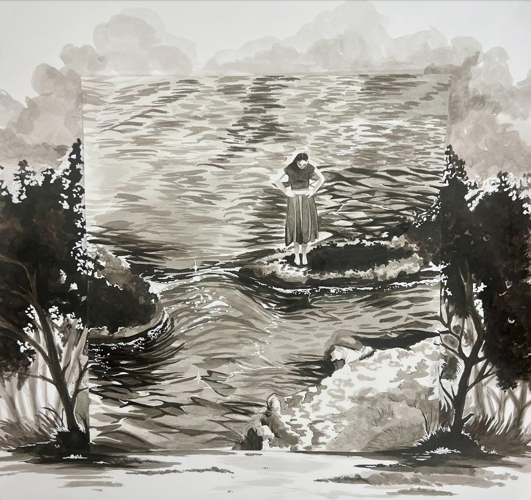 Zildjian Badami  / Zildjian Badami _Unititled_pen and Ink_Metamorphosis -Summer 2023 