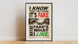 Lyric Poster  / "Lyric Poster," wall poster, 10 x 15, print poster, 2023. This is an original poster design featuring lyric's from Tame Impala's "New Person, Same Old Mistakes." 