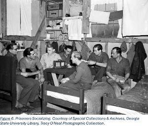 Prisoners Socializing  / Prisoners Socializing. Courtesy of Special Collections & Archives, Georgia State University Library, Tracy O'Neal Photographic Collection. 