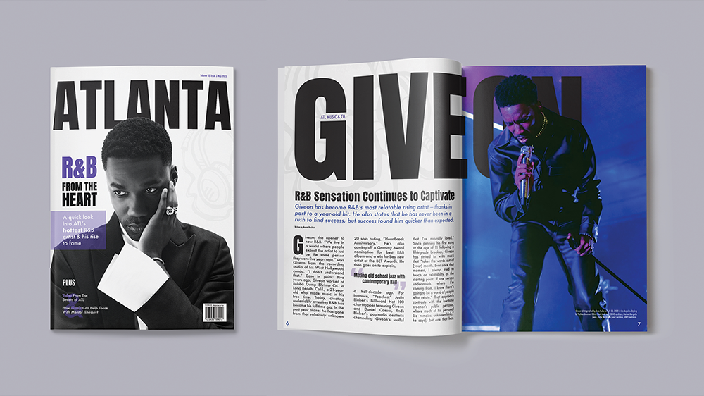 Atlanta, magazine cover and spread / 